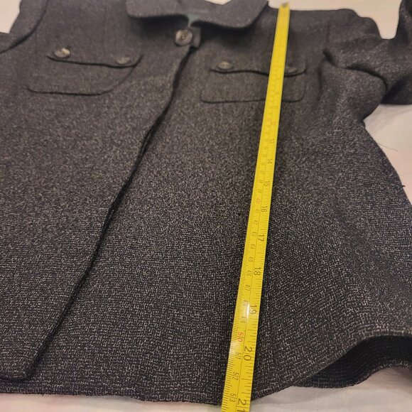 Grey Wool Skirt and Jacket Ladies Suit Grey Size 8 - Picture 13 of 16